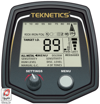 دستگاه فلزیاب تکنتیکس تی‌تو کلاسیک Teknetics T2 Classic MetalDetector